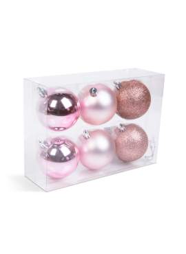Set decor pentru brad - auriu deschis - 6 piese / set