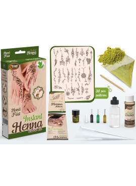 Set henna instant - tatuaj pentru mâini și picioare