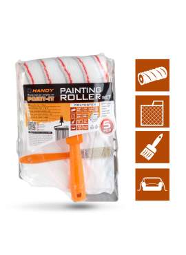 Set Trafalet 5 Piese – Rolă 18 cm + Tăviță + Pensulă + Folie + Cadru