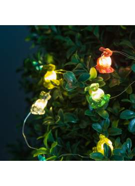 Șir de lumină LED - iepuraș - 2 m - 20 LED - 2 x AA