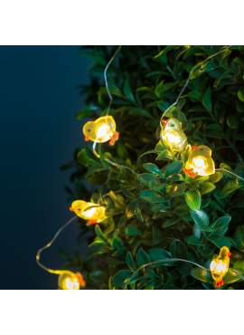 Șir de lumină LED - pui - 2 m - 20 LED - 2 x AA