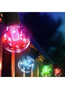 Șir de lumini inteligente - LED RGB 25 db - 17,5 m - bluetooth, 100-240V, 7W