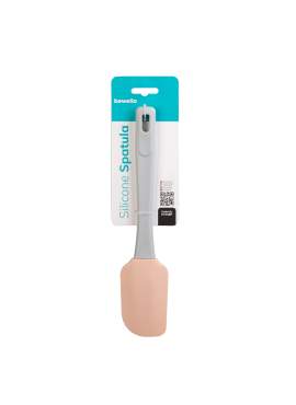Spatulă din silicon - culoare piersică - 25,2 x 5,6 x 1,8 cm