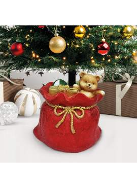 Suport Brad Crăciun - Sac Moș Crăciun - Piatră - 41,5 x 31 x 42,5 cm