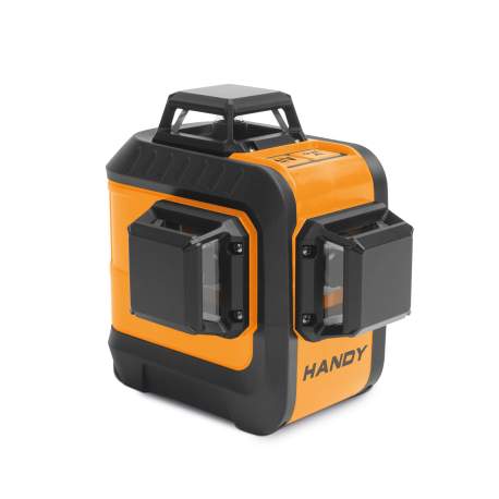Set nivelă cu laser - max. 15 m - 3D / 360° - cu baterie, ochelari și consolă