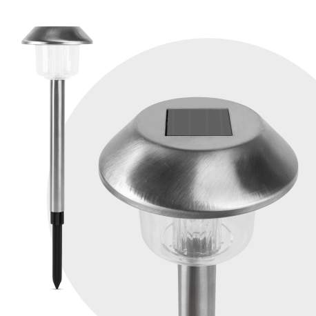 Garden of Eden - Lampă solară LED cu ţăruş - alb rece- 45 x 12,5 cm