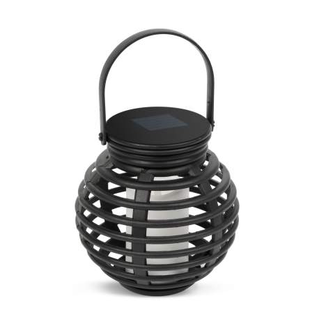 Garden of Eden - Lampă solară LED, imitaţie lumânare, suspendabilă alb cald- 10 x 11 cm