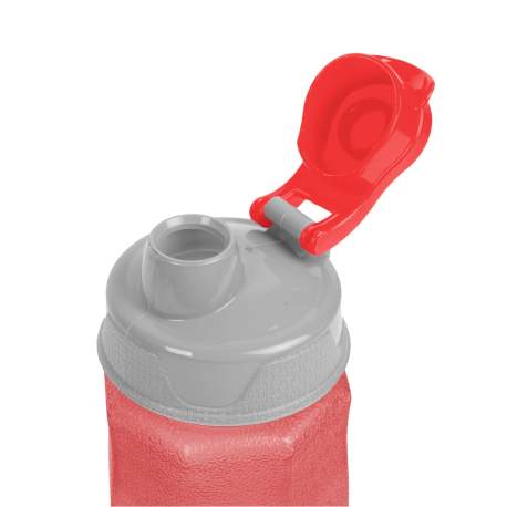 Sticlă sport - plastic, transparent - 800 ml - 3 culori