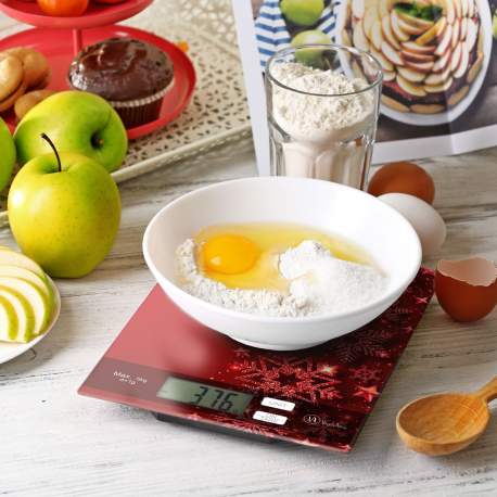 Cântar de bucătărie - model de Crăciun