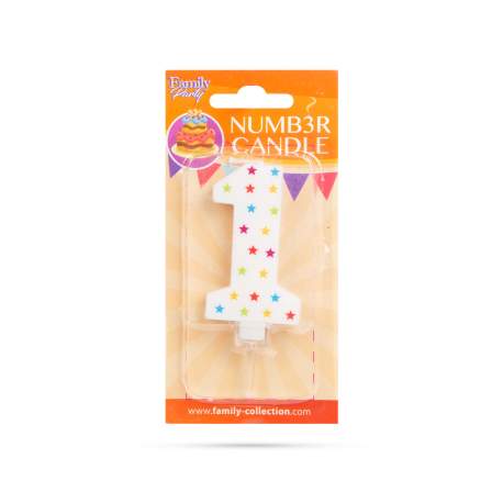 Lumânare pentru tort în formă de 1