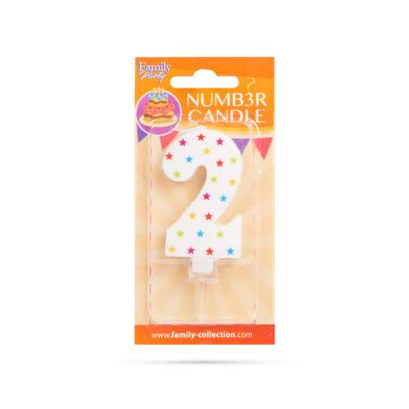 Lumânare pentru tort în formă de 2