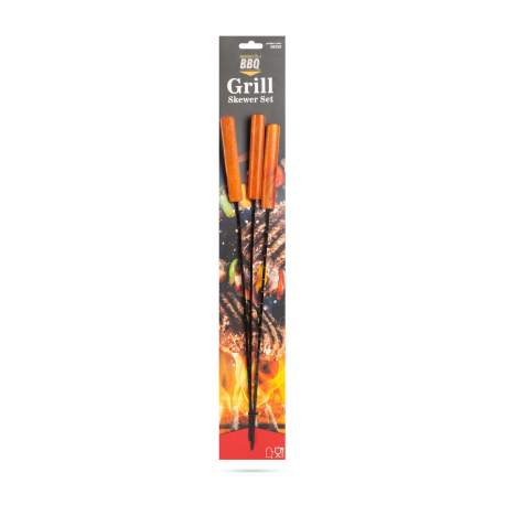 Set frigărui pentru grătar - drepte - 49,5 cm - 3 buc/pachet