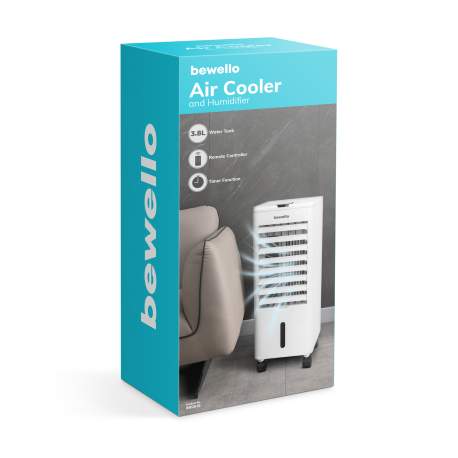 Bewello -  Ventilator  și umidificator mobil - 220-240V, 3,8 l