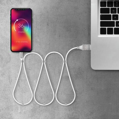 Cablu de date - Lighting - 2A - alb