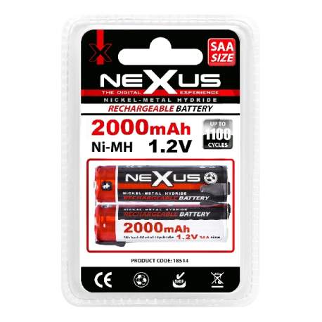 Acumulator Creionde lipiremignon • SAA • HR06 • Ni-MH 1,2V • 2000 mAh