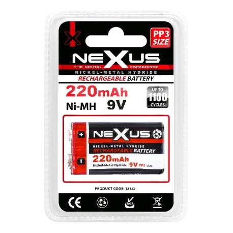 AcumulatorE-Block • PP3 • 6HR061Ni-MH •  9V • 220 mAh