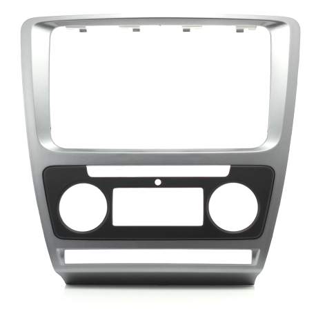 Adaptor 2 DIN SKODA Octavia (Auto Air  Conditioning) Grey 2008-2013