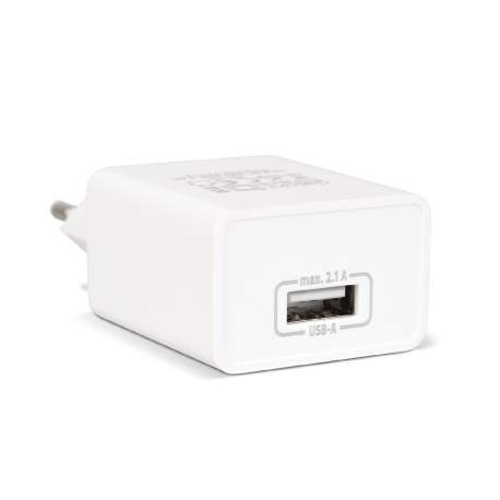 Adaptor de Încărcare USB 5V 2.1A Universal - Alb