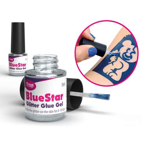 Adeziv pentru tatuaje cu sclipici - BlueStar - 5 ml