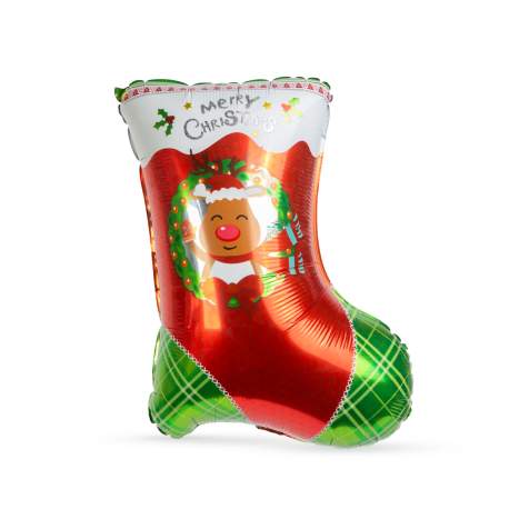 Baloane de Crăciun - folie de aluminiu - Ghete de Moș Crăciun - 60 x 44 cm