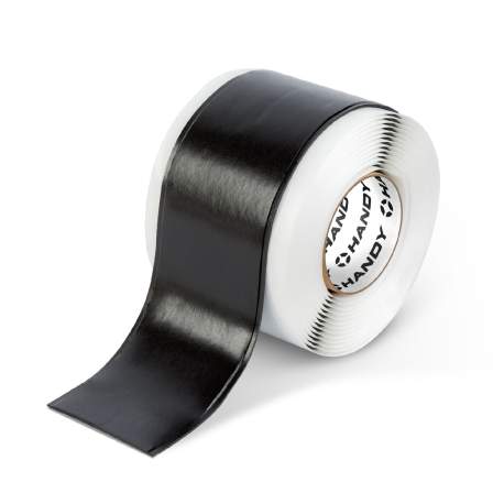 Bandă Autoadezivă de Etanșare din Butil Cauciuc – 3 m x 50 mm x 1,65 mm, Neagră, Autovulcanizantă