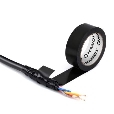 Bandă Izolatoare din PVC – 20 m x 19 mm, -18°C … +105°C, Neagră, UL Certificată