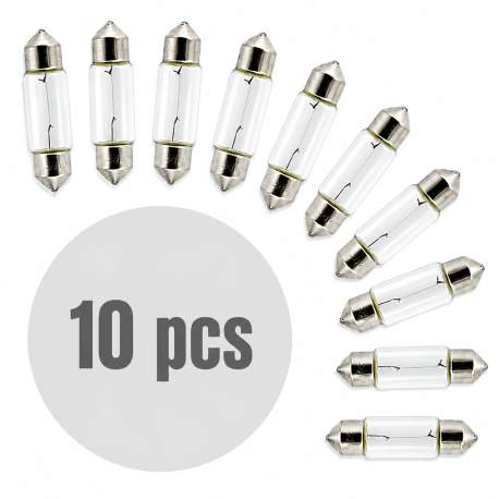 Bec auto C5W- 11x35mm 12V 5W - set de 10 - CARGUARD