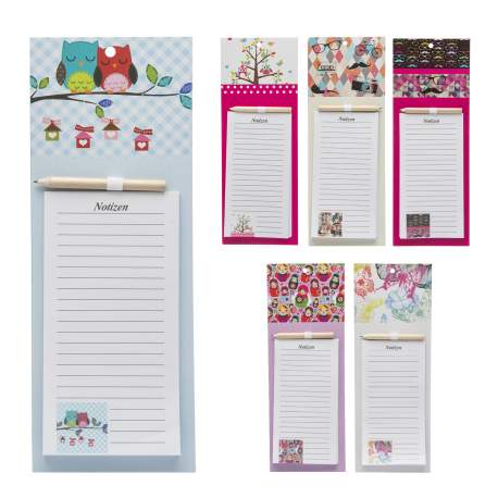 Blocnotes cu magnet pt frigider