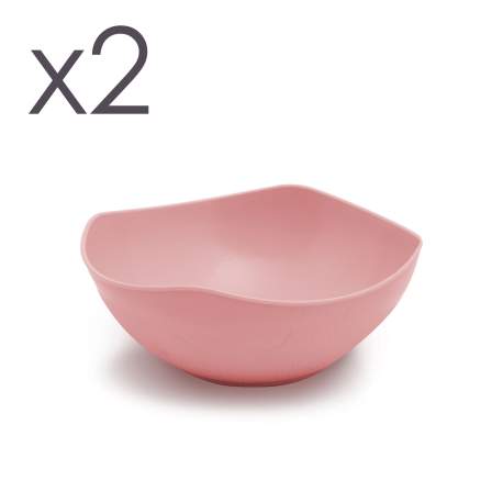 Bol mat. plastic - 14 cm - 3 culori - 2 buc./ pachet