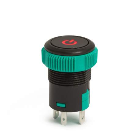 Buton de comandă 12V ND, Roşu