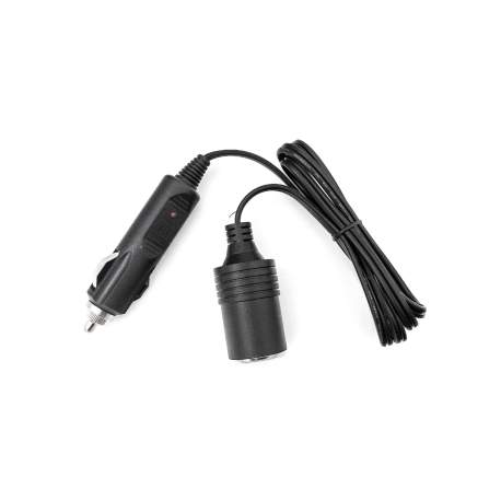 Cablu prelungitor brichetă auto Carguard – 1 m – cu siguranță fuzibilă 10A