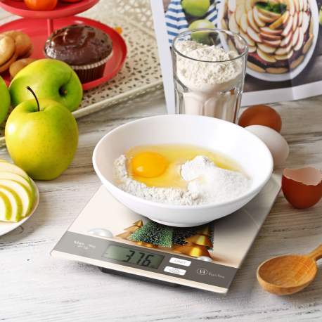 Cântar de bucătărie - pom de Crăciun