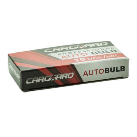 Bec pentru bord T5 12V 2W - set de 10 - CARGUARD