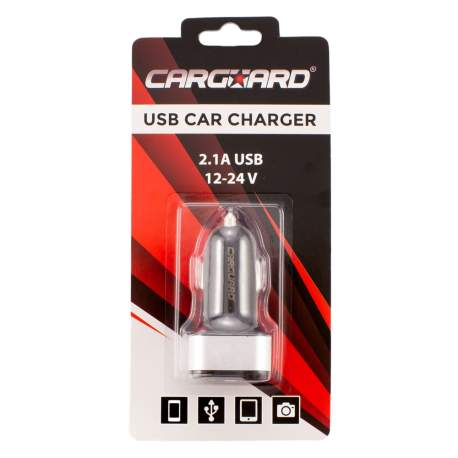 Încărcător auto USB 2100 mA - Carguard