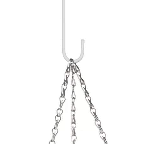 Cârlig pentru atârnat ghivece - alb - 30 x 4,5 cm