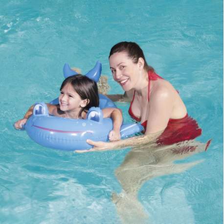 Colac de înot gonflabil - rechin - 79 x 58 cm