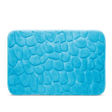 Covor de baie multistrat, 40x60 cm, Albastru