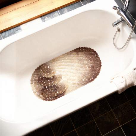 Covoraș antiderapant cadă/duș – model piatră gri – 69 × 35 cm