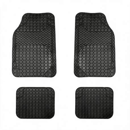 Covorașe auto universale ajustabile Carguard – 68 x 44 cm / 44 x 34 cm PVC – negru