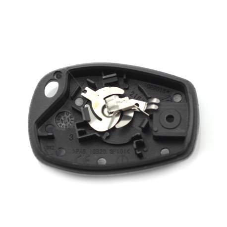Dacia / Renault - Carcasa cheie cu 2 butoane si suport baterie din inox
