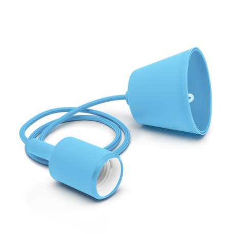 Dulie silicon suspendata - albastru