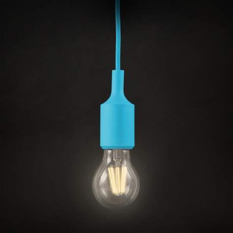 Dulie silicon suspendata - albastru