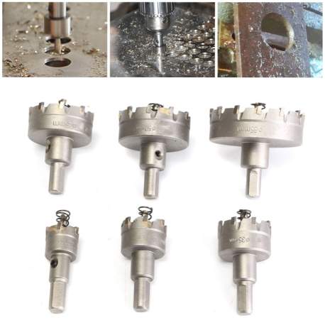 Freze pentru găurire metal - set 6 piese