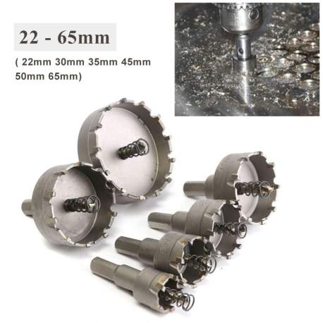 Freze pentru găurire metal - set 6 piese