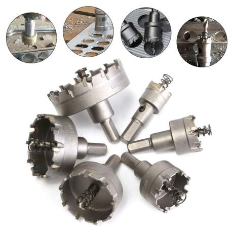 Freze pentru găurire metal - set 6 piese