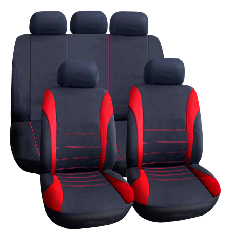 Huse universale pentru scaune auto - roșii - CARGUARD