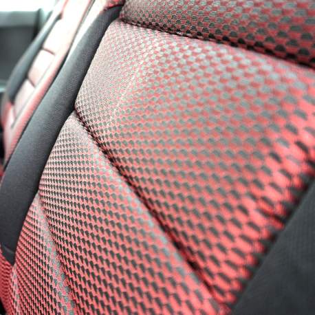 Huse universale premium pentru scaune auto rosu+negru - CARGUARD