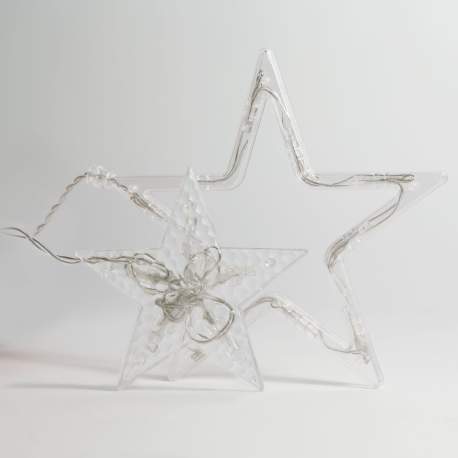 Instalație de Crăciun - model stele, 2 x 1 m