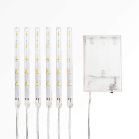 Țurțuri meteor 10 LED – multicolor, 11.5 cm