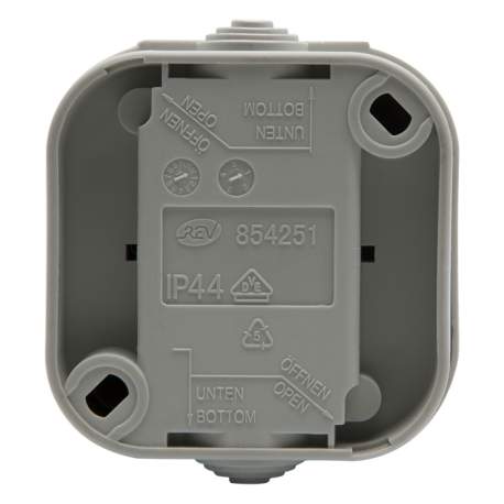 Intrerupator cap-scara, montaj aparent, pt. uz exterior IP44, 230V~ 50Hz 10A